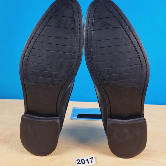 Hugo Boss Dressapp Mens‎ Size 7 Derby shoes Black Leather Blutcher shoes cap toe main image 7